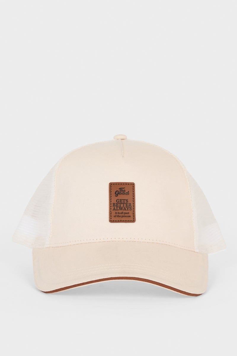 DeFacto Beige Man Man Woven Hat Casual - Image 5